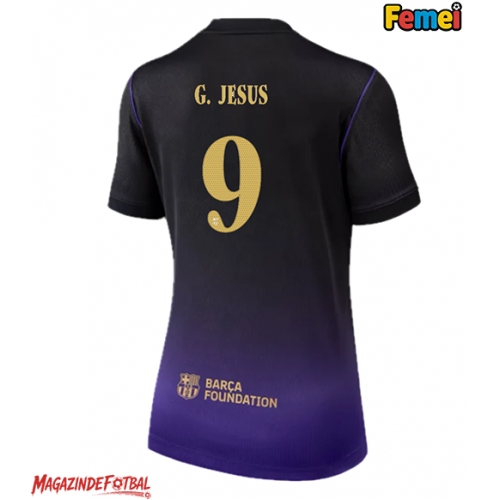 Barcelona Gabriel Jesus #9 Tricou Fotbal Replică 2026-27 Femei Deplasare Barcelona Gabriel Jesus #9 Tricou Fotbal Replică 2026-27 Femei Deplasare